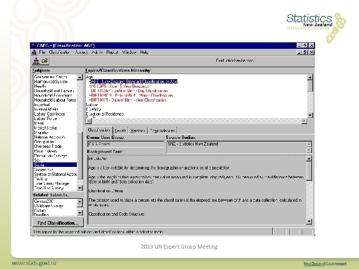 2013 UN Expert Group Meeting 