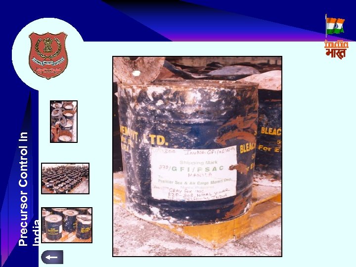 Precursor Control In India 