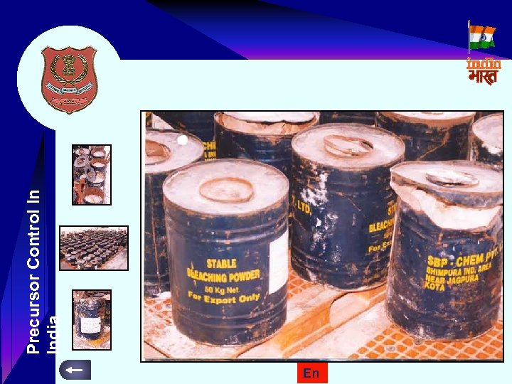 En Precursor Control In India 