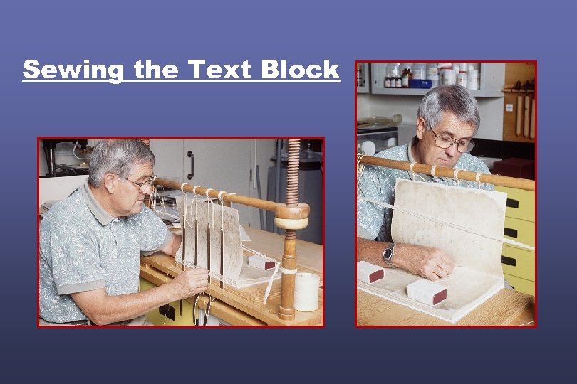 Sewing the Text Block 