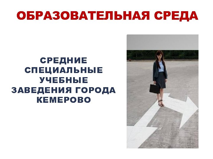 ОБРАЗОВАТЕЛЬНАЯ СРЕДА СРЕДНИЕ СПЕЦИАЛЬНЫЕ УЧЕБНЫЕ ЗАВЕДЕНИЯ ГОРОДА КЕМЕРОВО 