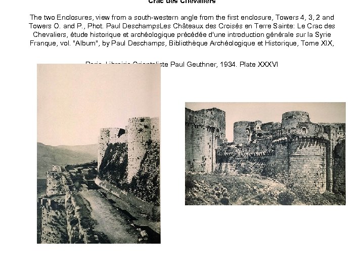 Crac des Chevaliers The two Enclosures, view from a south western angle from the