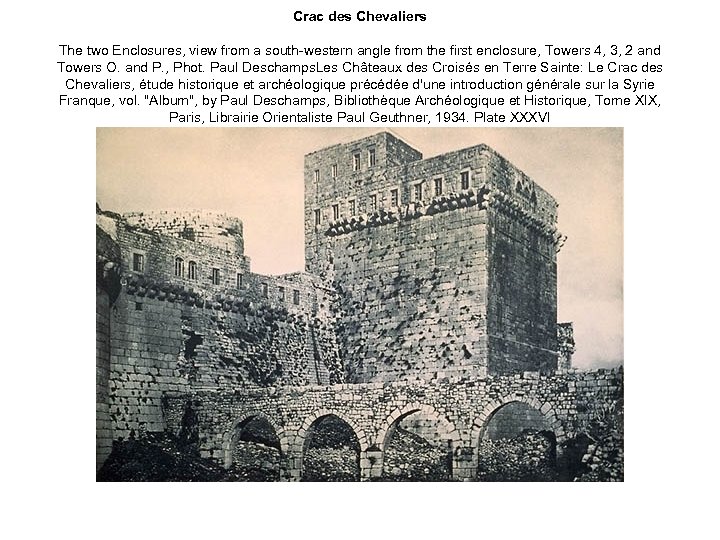 Crac des Chevaliers The two Enclosures, view from a south western angle from the