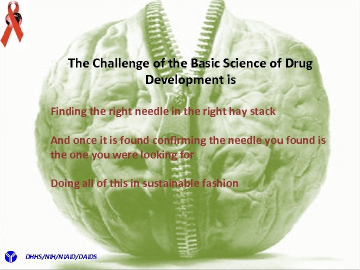 The Challenge of the Basic Science of Drug Development is Finding the right needle