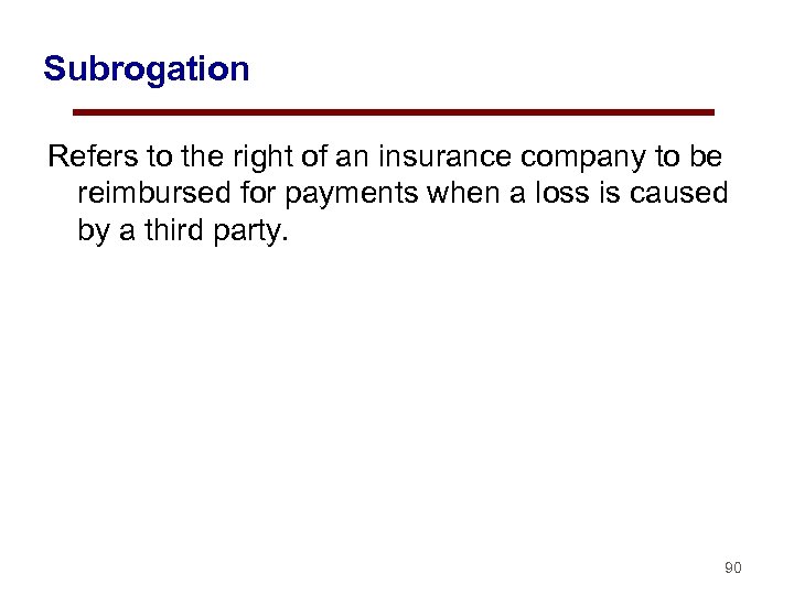 Presentation RK-1 Principles Of Insurance And Underwriting 1