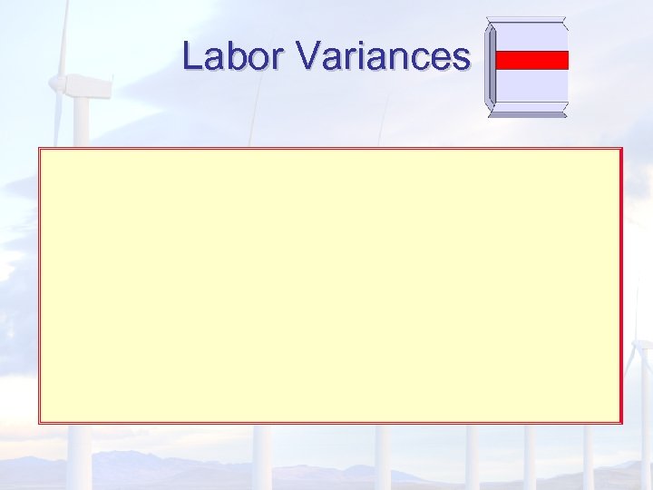 Labor Variances 
