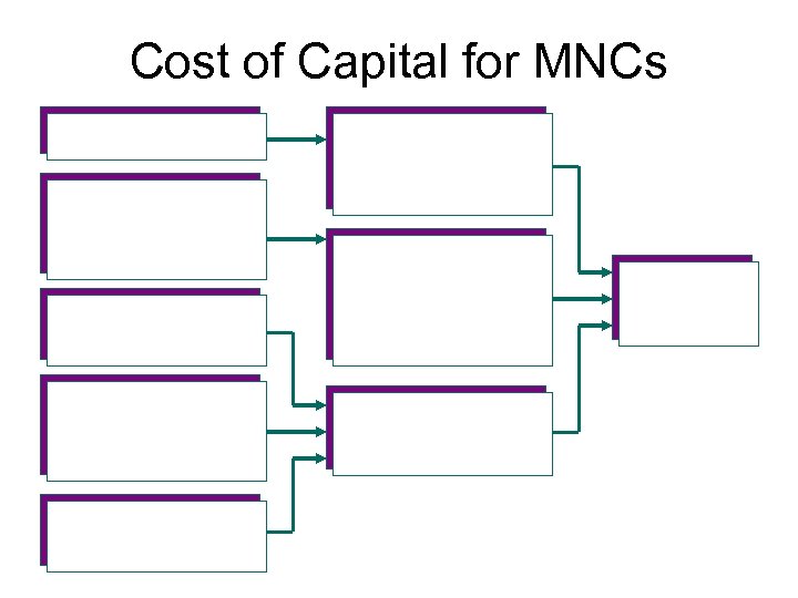 Cost of Capital for MNCs 
