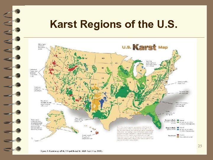 Karst Regions of the U. S. 25 