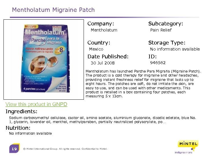 mentholatum migraine ice patches
