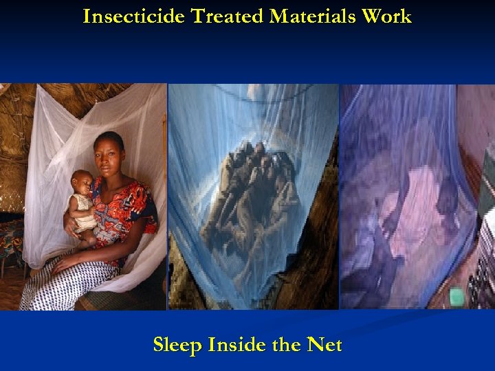 Insecticide Treated Materials Work Sleep Inside the Net 