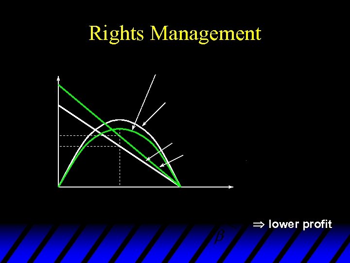 Rights Management lower profit 