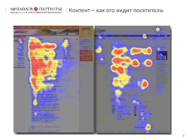 Контент – как его видит посетитель 6 