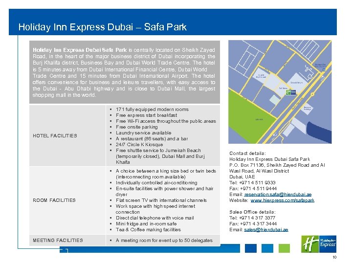 Holiday Inn Express Dubai – Safa Park Holiday Inn Express Dubai Safa Park is