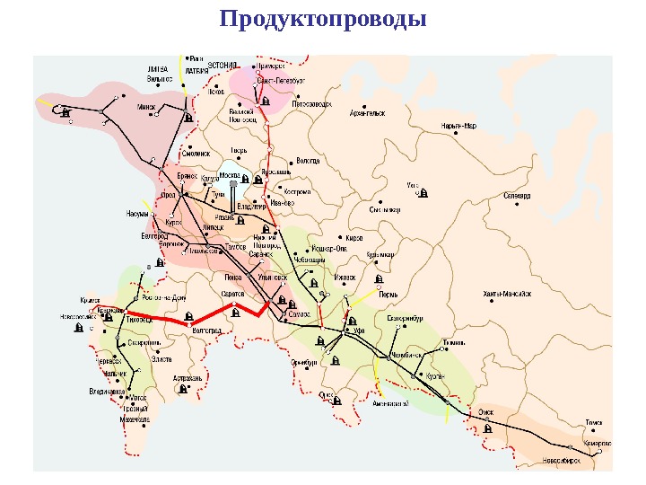 Карта газовых трубопроводов татарстан