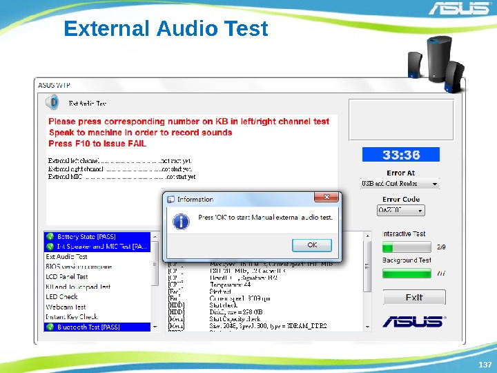 137137 External Audio Test 