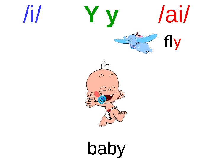 /i/  Y y  /ai/ baby f y 