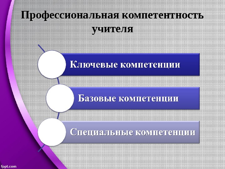 Профессиональная компетентность учителя 