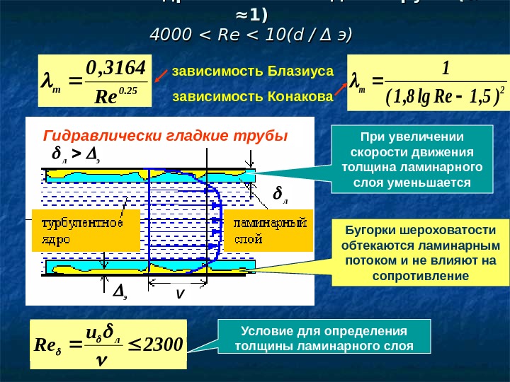 Режимы течения