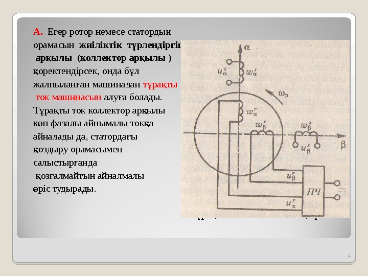 Электр қозғалтқыш және тұрақты токтың электр генераторы презентация