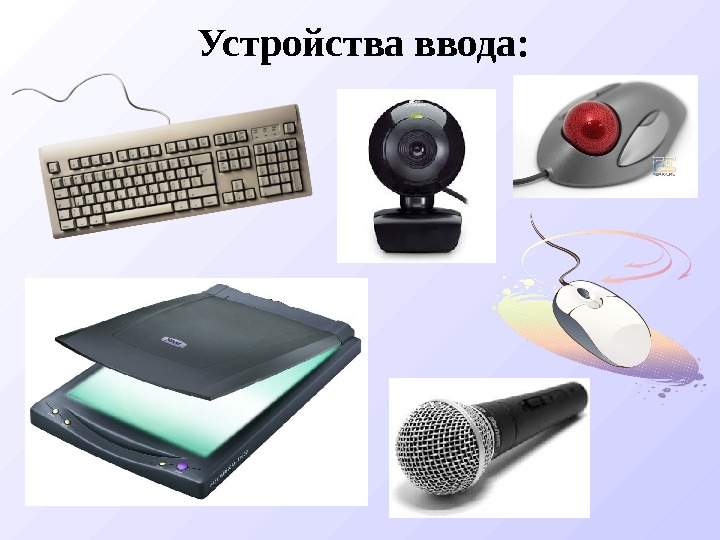 Устройства ввода: 