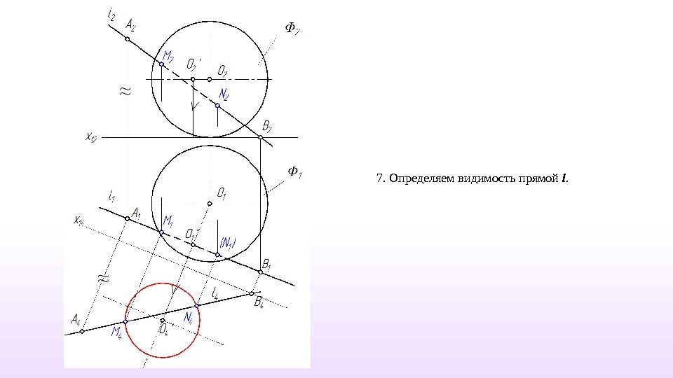 Как определяется видимость на чертеже