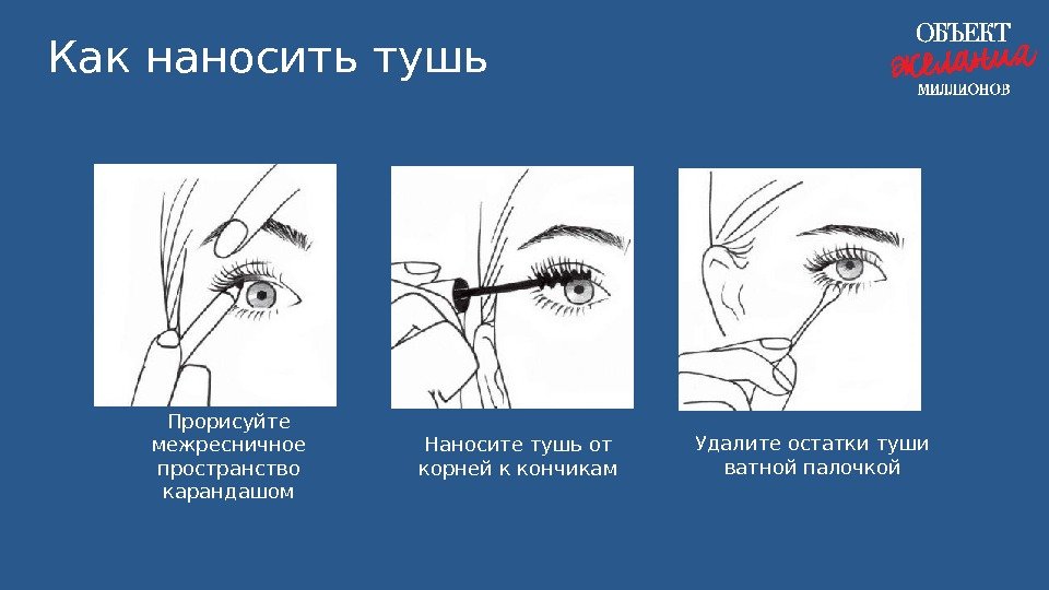 Как рисовать межресничку на глазах