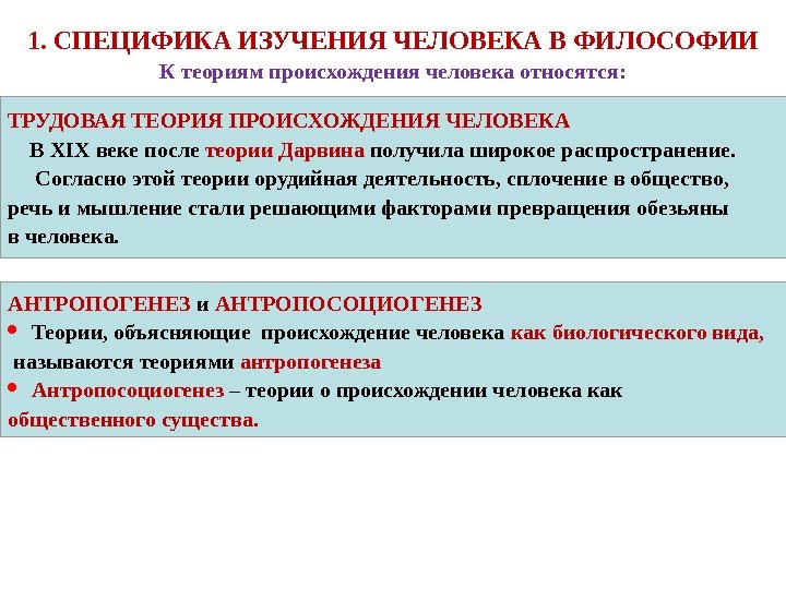 После теории. Теории происхождения человека Трудовая теория. Трудовая концепция происхождения. Трудовая концепция происхождения человека философия. Трудовая концепция происхождения человека кратко.