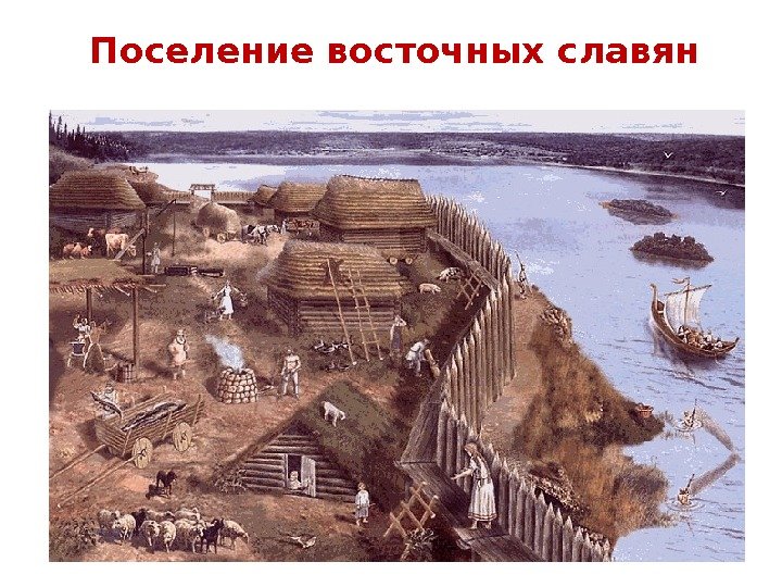 Поселение восточных славян 