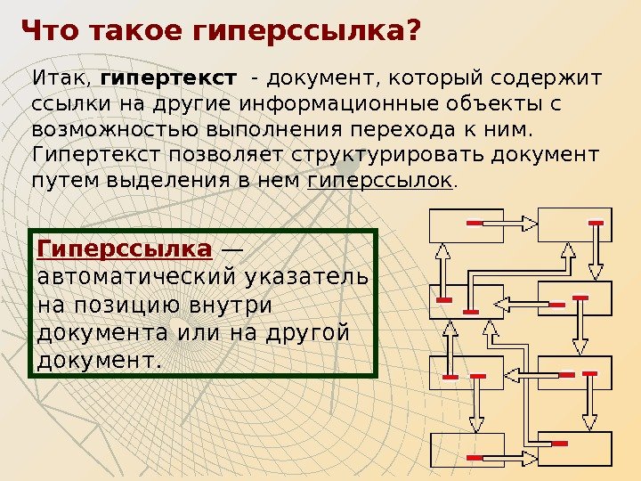 Как называется гиперссылка изображенная на рисунке ссылка гипертекст web адрес двоичный код