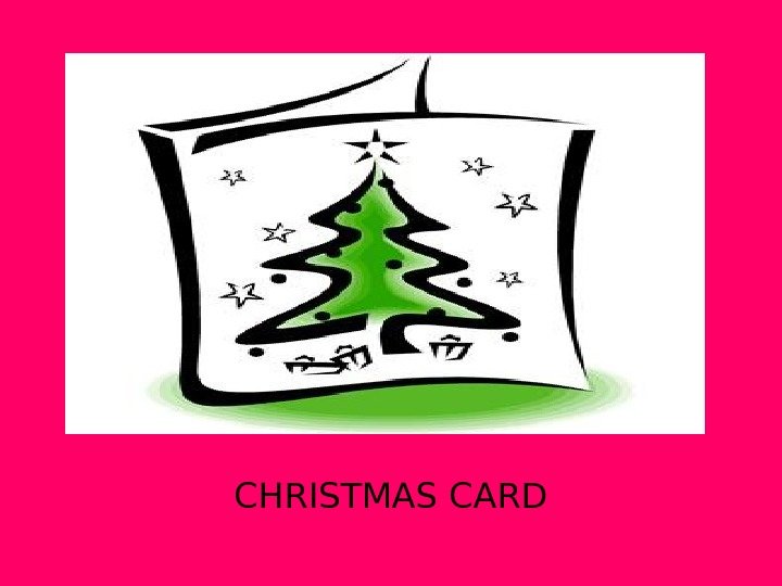CHRISTMAS CARD 