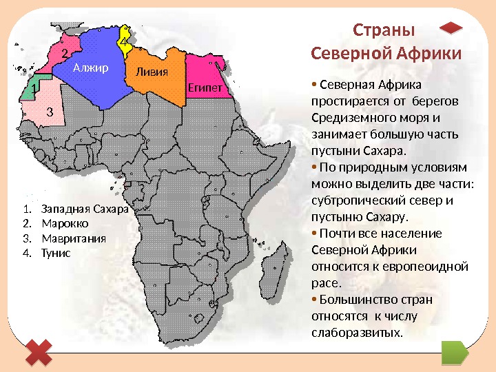 Какие карты надо использовать при описании алжира. Страны Северной Африки Египет. Северная часть Африки. ГП Северной Африки. Северо Запад Африки страны.