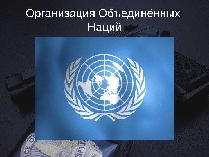 Организация Объединённых  Наций 
