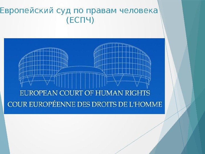  Европейский суд по правам человека (ЕСПЧ)    