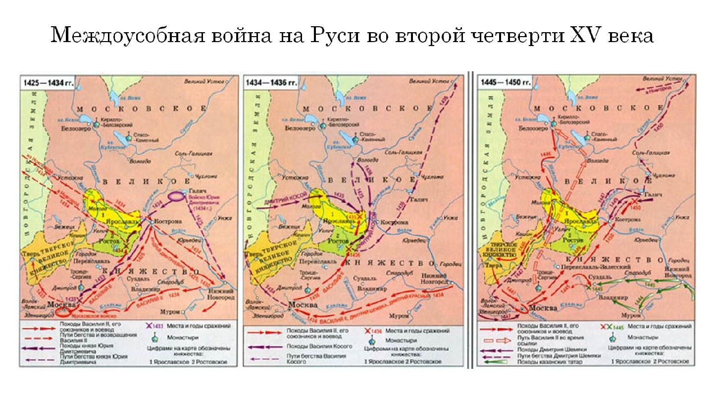 Междоусобная война на Руси во второй четверти XV века 