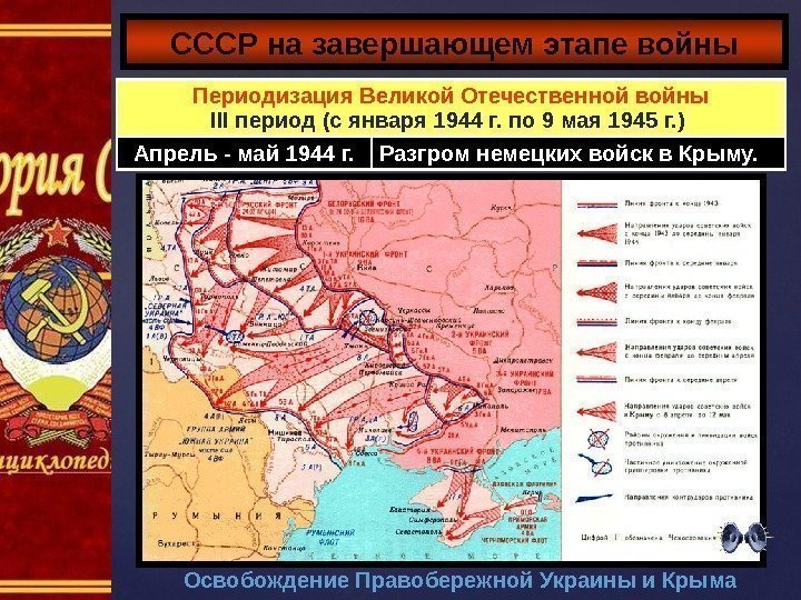 Периодизация Великой Отечественной войны III период (с января 1944 г. по 9 мая 1945