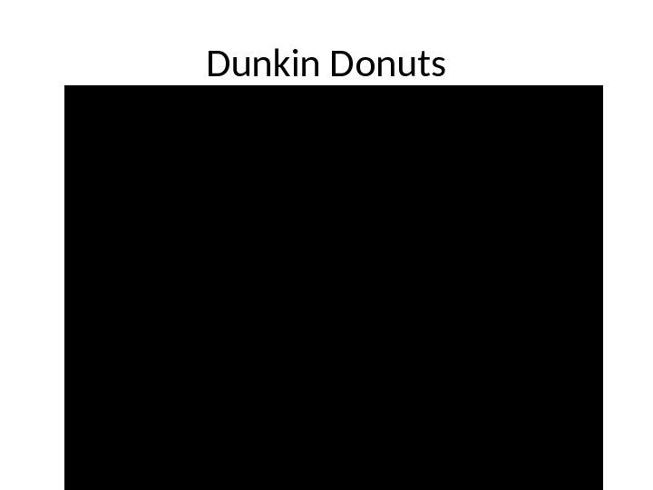 Dunkin Donuts 