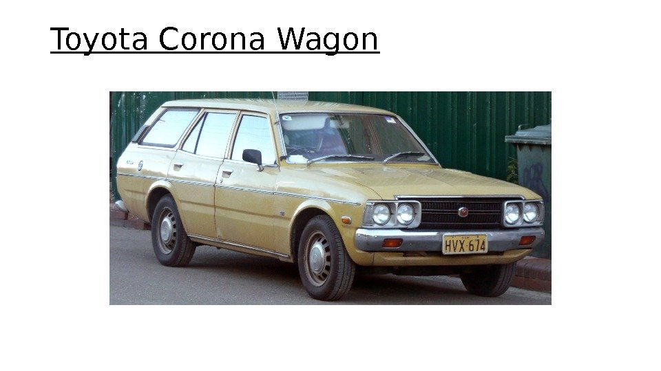Toyota Corona Wagon 