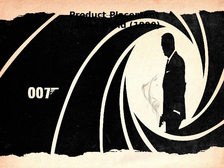 Product Placement James Bond (1999) 