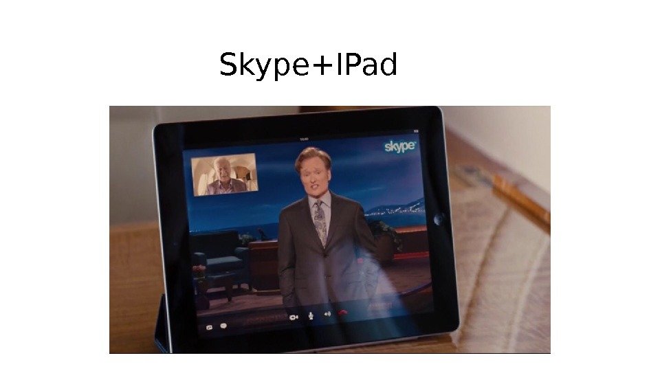 Skype+IPad 