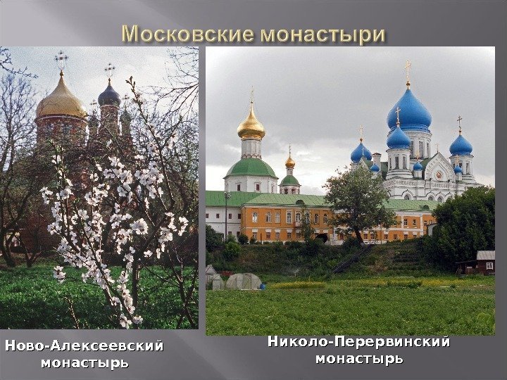 Ново-Алексеевский монастырь Николо-Перервинский монастырь 