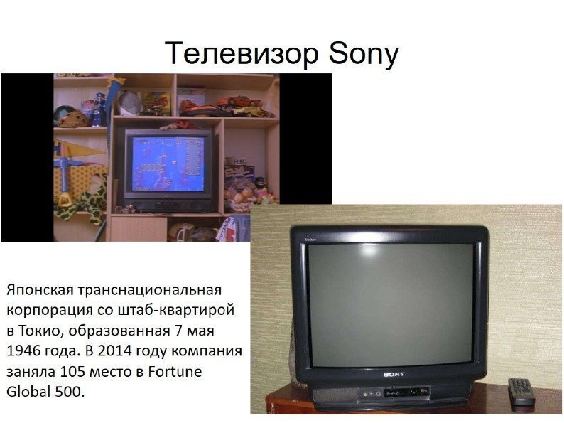 Телевизор Sony 