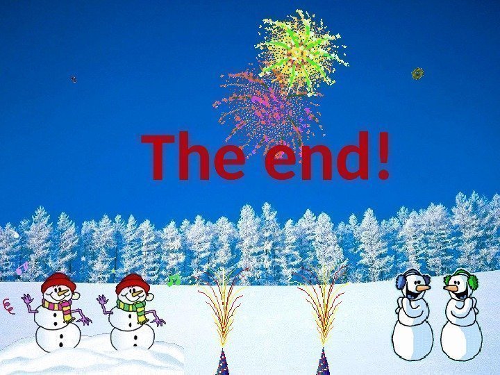 The end! 