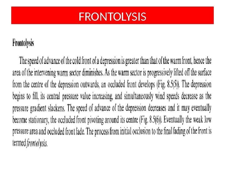 FRONTOLYSIS 