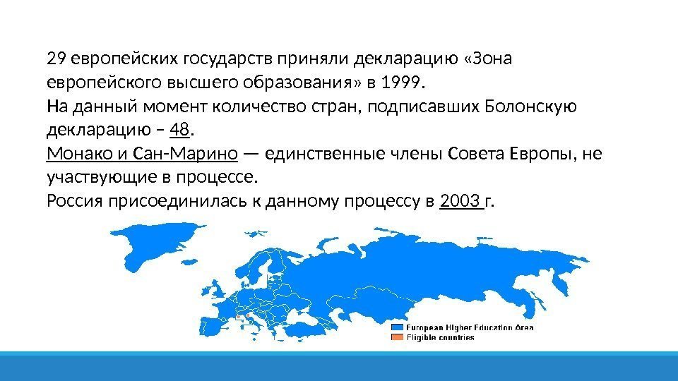 Формирование государства европы