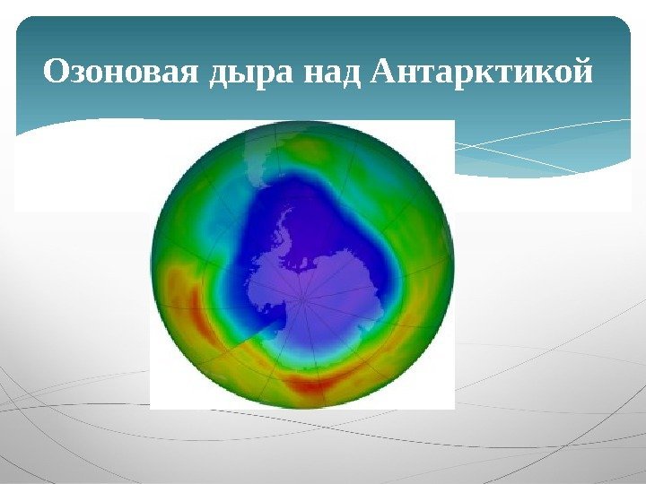Озоновая дыра над Антарктикой  