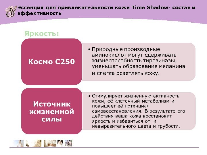 Яркость : Эссенция для привлекательности кожи Time Shadow - состав  и эффективность 