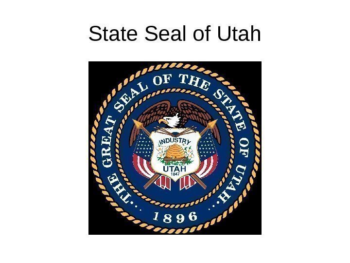 State Seal of Utah 
