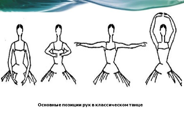    Основные позиции рук в классическом танце 
