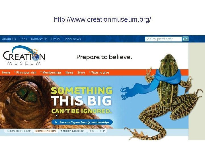 http: //www. creationmuseum. org/ 