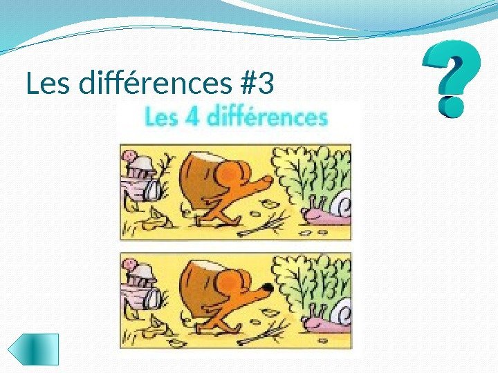 Les différences #3 